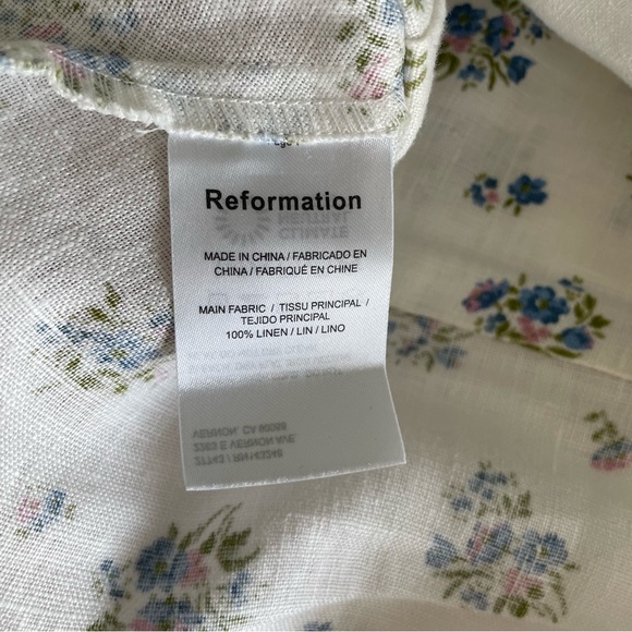 REFORMATION LINEN TOP - Picture 11 of 12